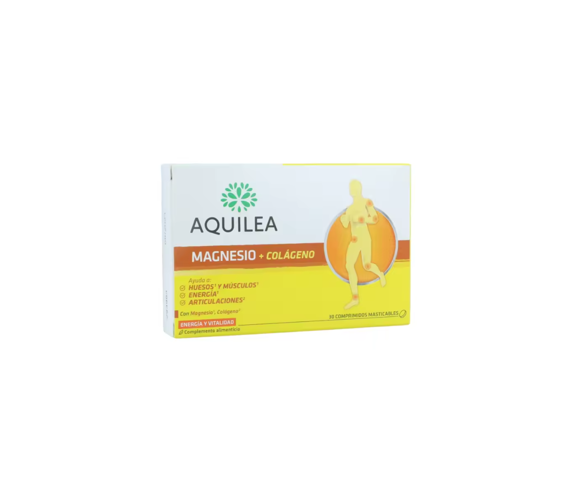 Aquilea Magnesio con Colágeno, 30 comprimidos masticables (Limón)