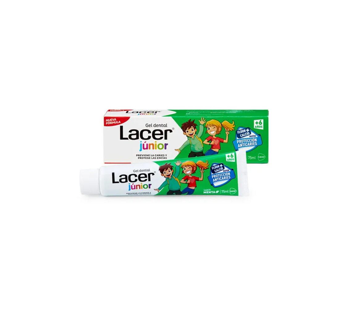 Lacer Junior Gel Dental (sabor menta), 75 ml Lacer Junior Gel Dental (sabor menta), 75 ml