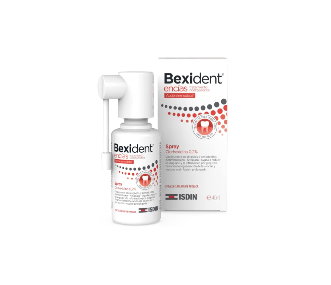 ISDIN BEXIDENT Spray Clorhexidina Encias, 40 ml