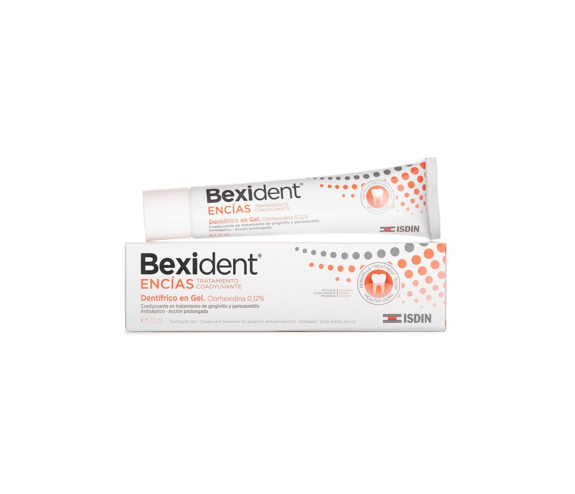ISDIN BEXIDENT Encias Gel Dentífrico Clorhexidina, 75 ml