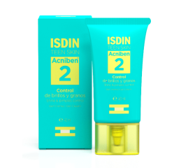 ISDIN ACNIBEN Gel Crema Control Brillos y Granos, 40 ml