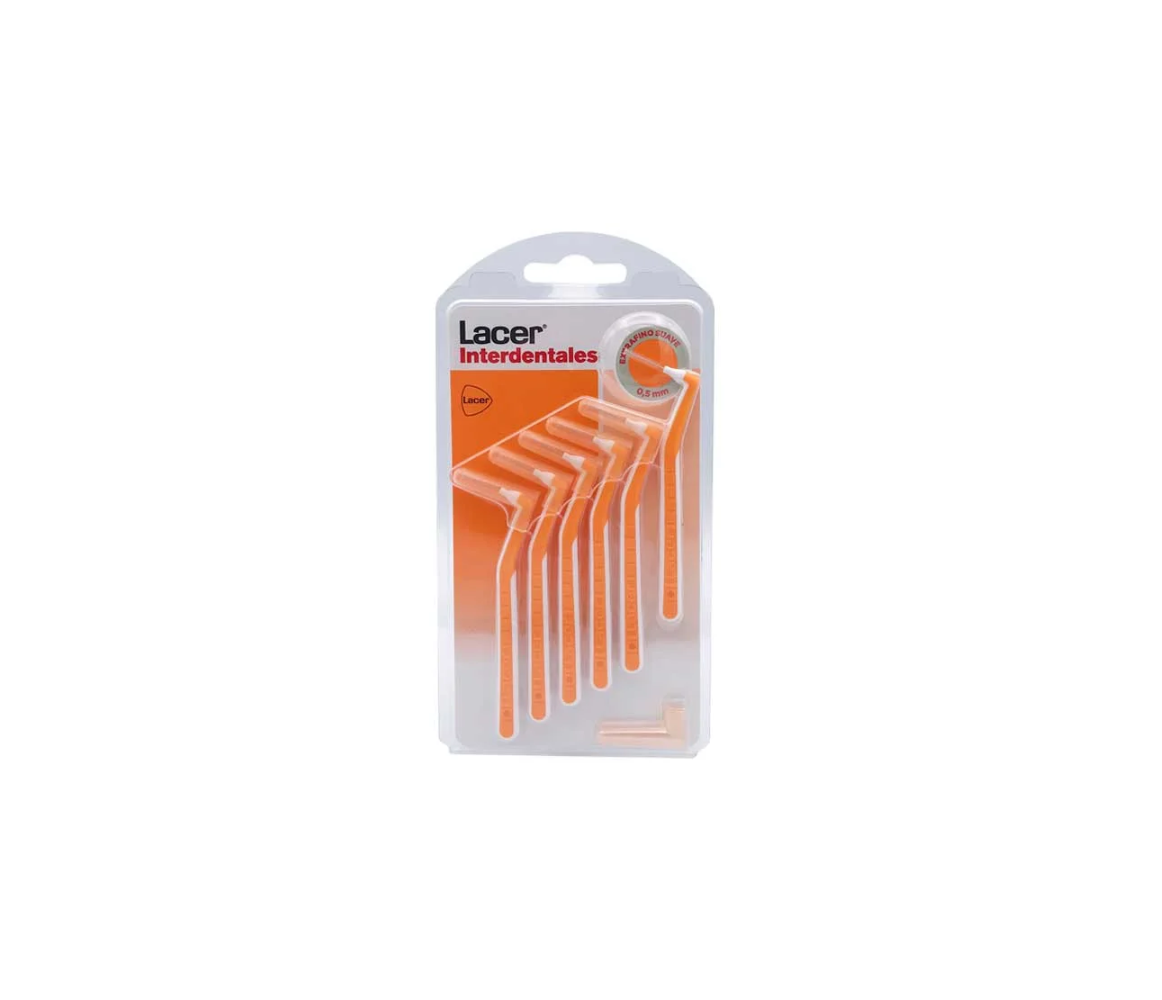 Lacer Cepillo Interdental Angular Extrafino Suave (0.5mm), 6 unidades Lacer Cepillo Interdental Angular Extrafino Suave (0.5mm), 6 unidades