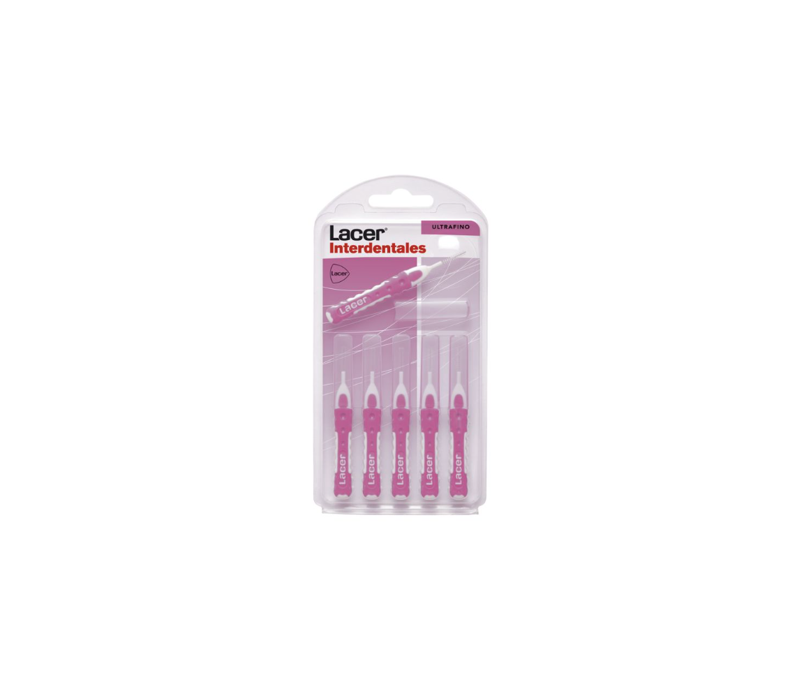 Lacer Cepillo Interdental Recto Ultrafino (0.45mm), 6 unidades Lacer Cepillo Interdental Recto Ultrafino (0.45mm), 6 unidades
