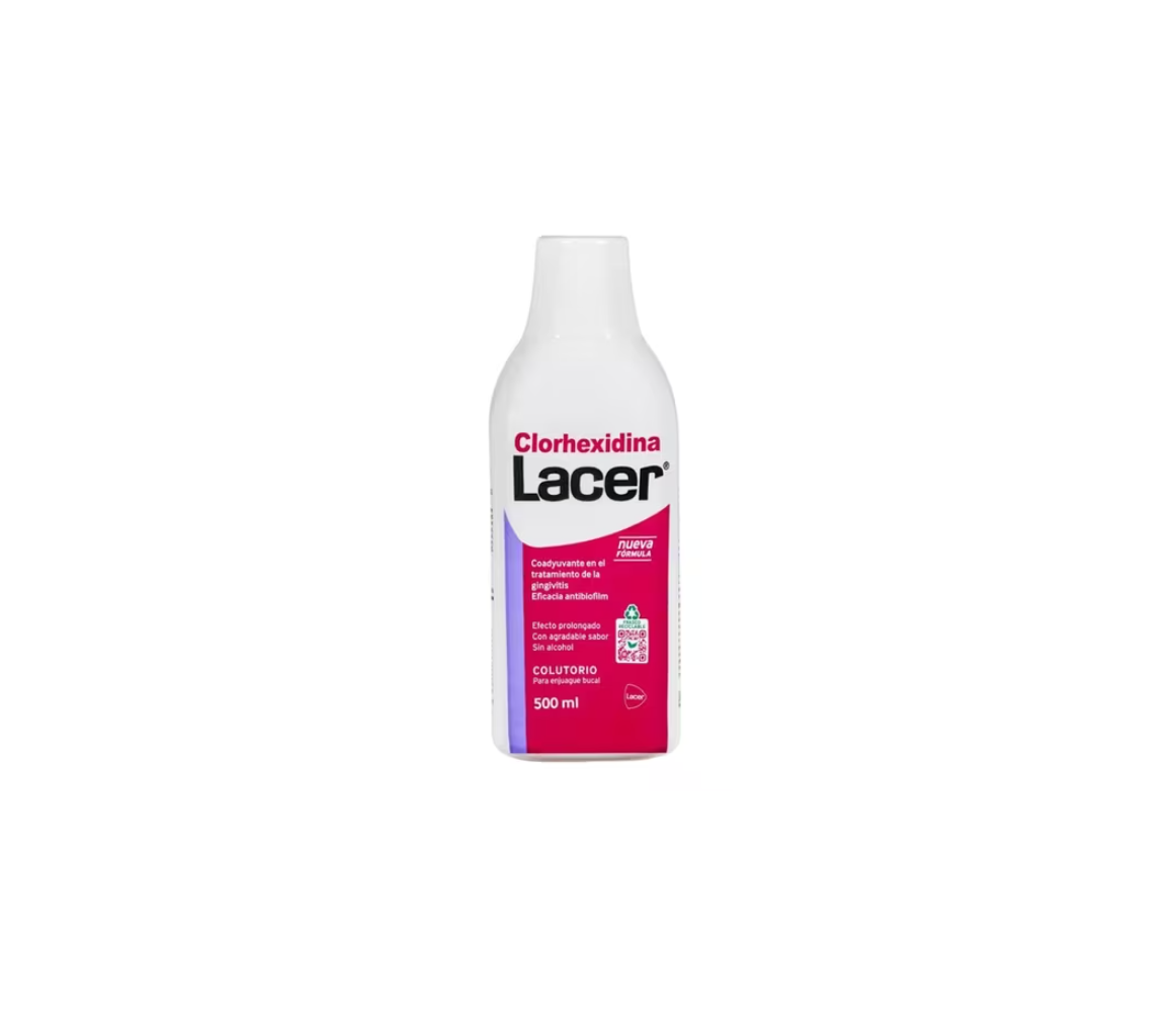 Lacer Clorhexidina Colutorio 0,12%, 500 ml