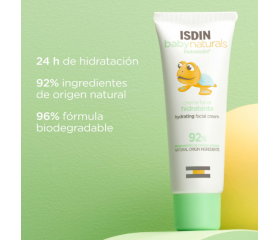 ISDIN BABY NATURALS NUTRAISDIN Crema Facial Hidratante, 50 ml