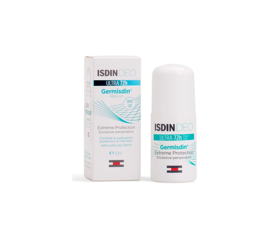 ISDIN GERMISDIN RX Ultra Desodorante 72h Roll-On, 40 ml