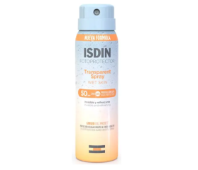 ISDIN Fotoprotector Spray Transparente Wet Skin SPF50, 100 ml
