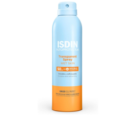 ISDIN Fotoprotector Spray Transparente Wet Skin SPF50+, 250 ml