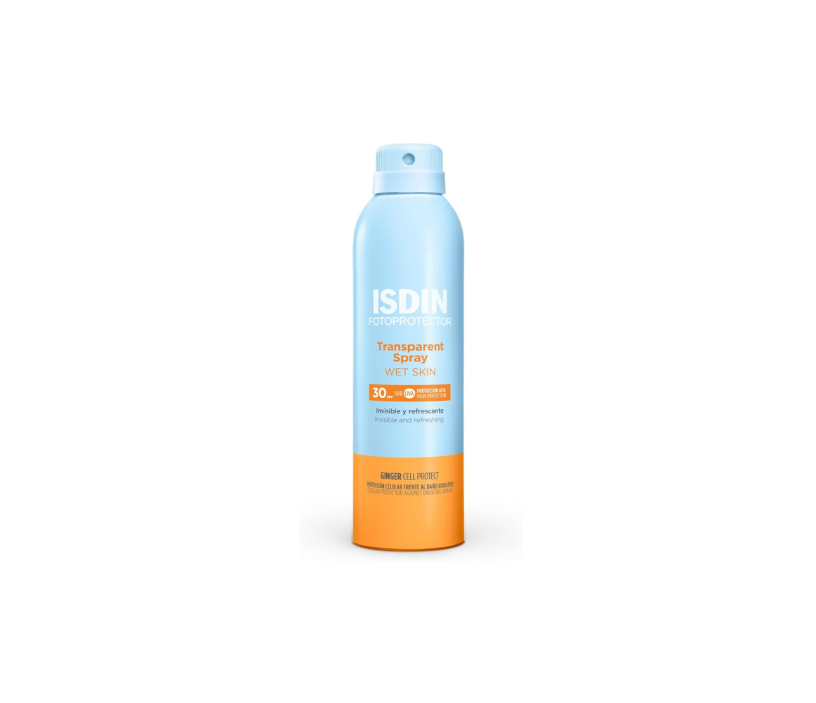 ISDIN Fotoprotector Transparent Spray Wet Skin SPF30+, 250 ml