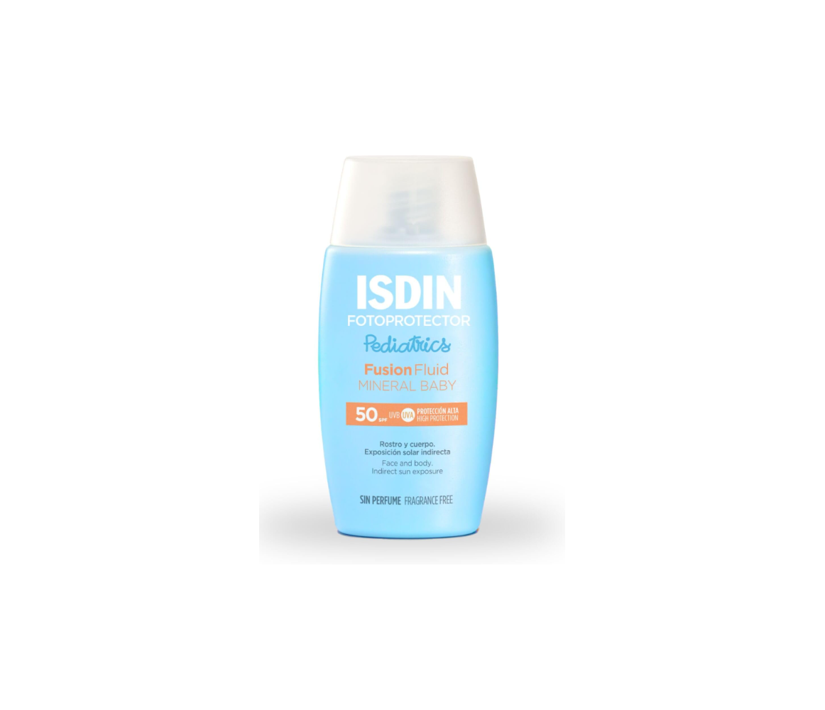 ISDIN Fotoprotector Fusion Fluid Mineral Baby Pediatrics SPF50, 50 ml