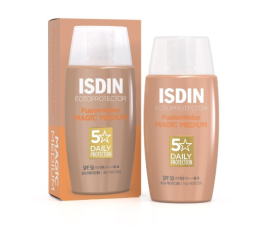 ISDIN Fotoprotector Fusion Water MAGIC SPF50 Color Medium, 50 ml