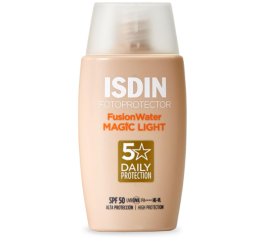 ISDIN Fotoprotector Fusion Water MAGIC SPF50 Color Light, 50 ml