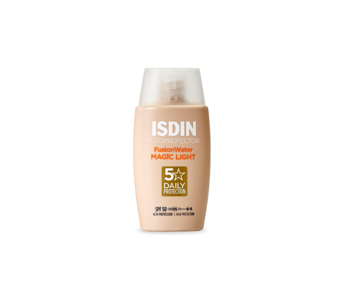 ISDIN Fotoprotector Fusion Water MAGIC SPF50 Color Light, 50 ml