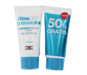 ISDIN LAMBDA Crema Desodorante Duplo, 50 ml x 2
