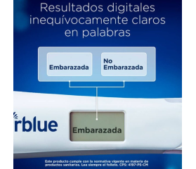 Clearblue Prueba de Embarazo Ultratemprana 6 Dias Digital