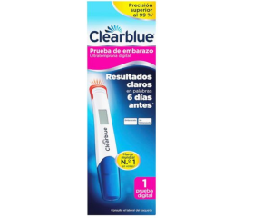 Clearblue Prueba de Embarazo Ultratemprana 6 Dias Digital