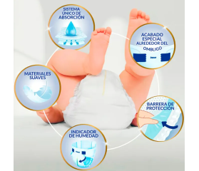 PAÑAL INFANTIL DODOT SENSITIVE TALLA 2 4-8 KG 58 UNIDADES