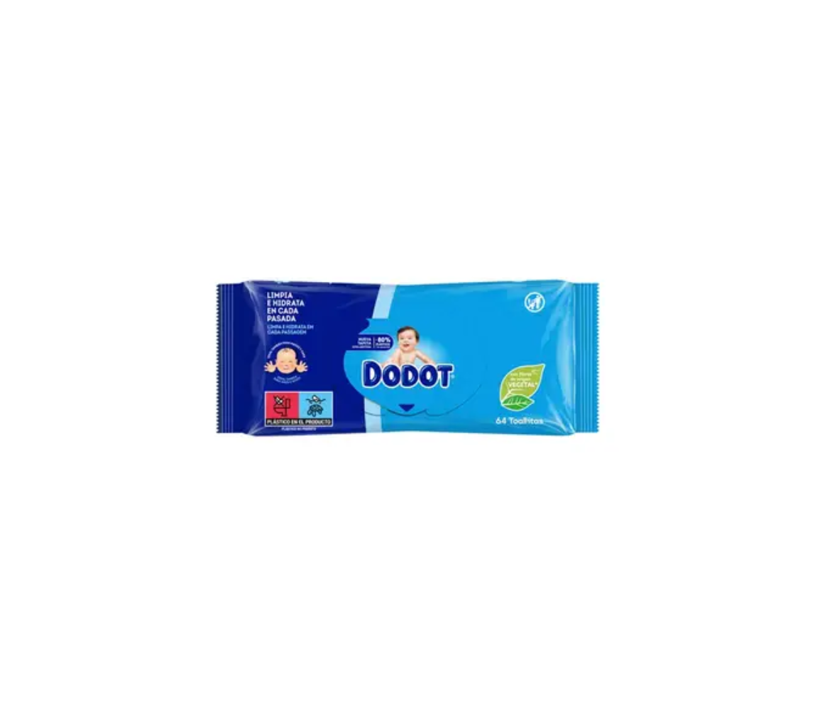 Dodot Toallitas Para Bebé 64 Toallitas