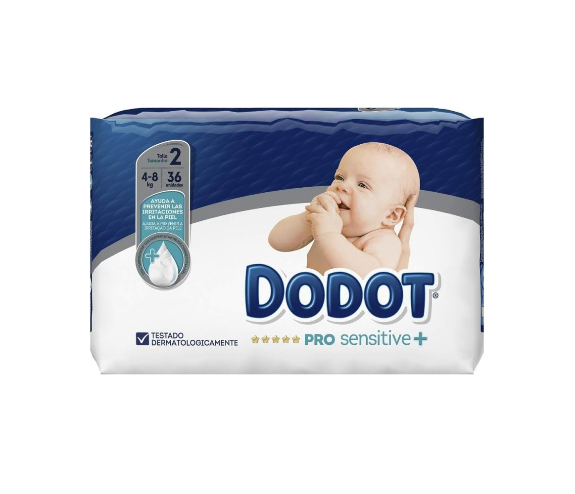 Dodot Sensitive Pañales Talla 2 36 Pañales 4-8kg