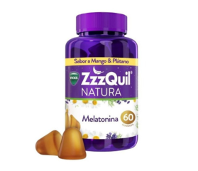 ZzzQuil Natura Mango y Plátano 60 gominolas
