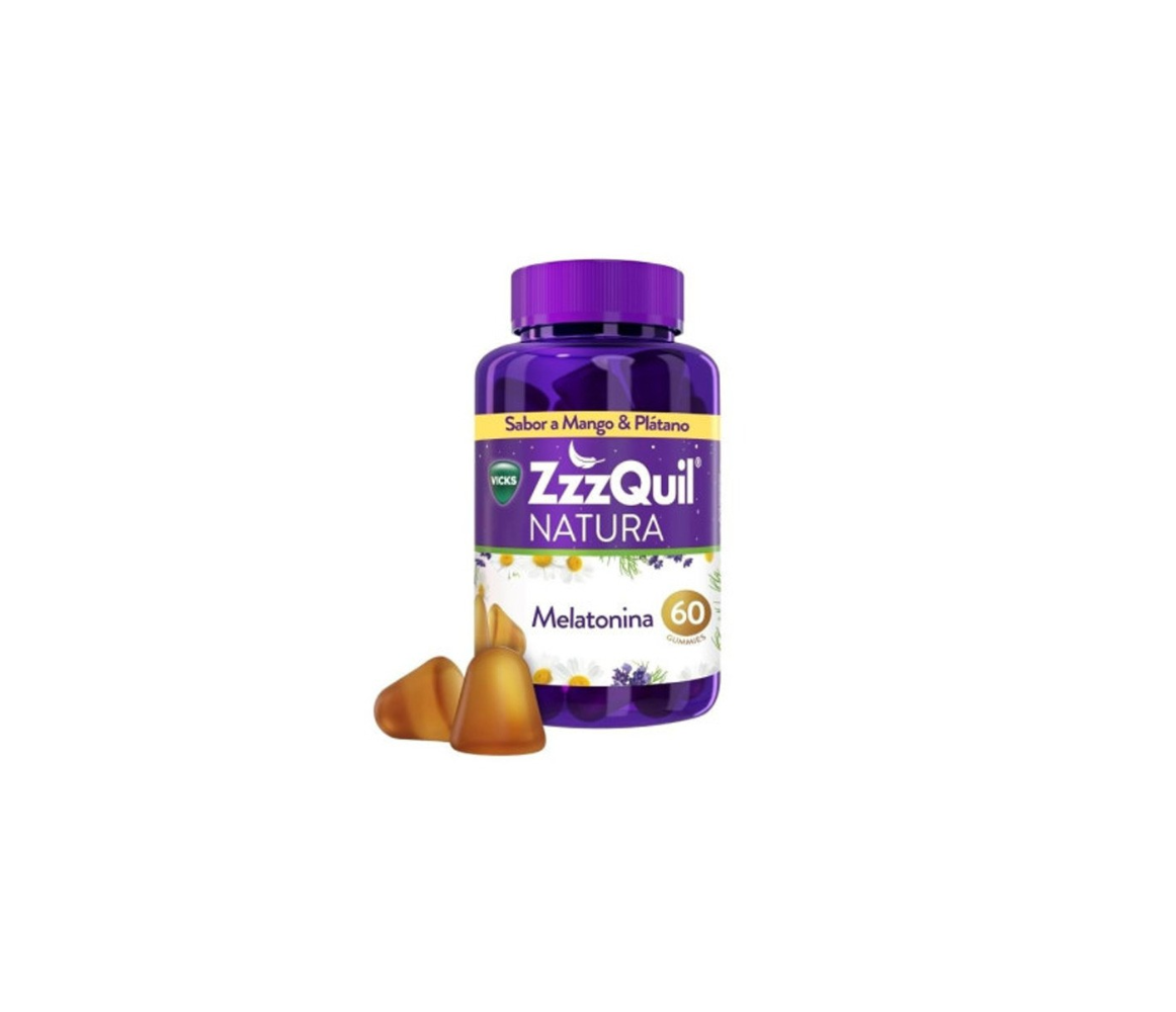 ZzzQuil Natura Mango y Plátano 60 gominolas
