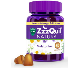ZzzQuil Natura Mango y Plátano 30 gominolas