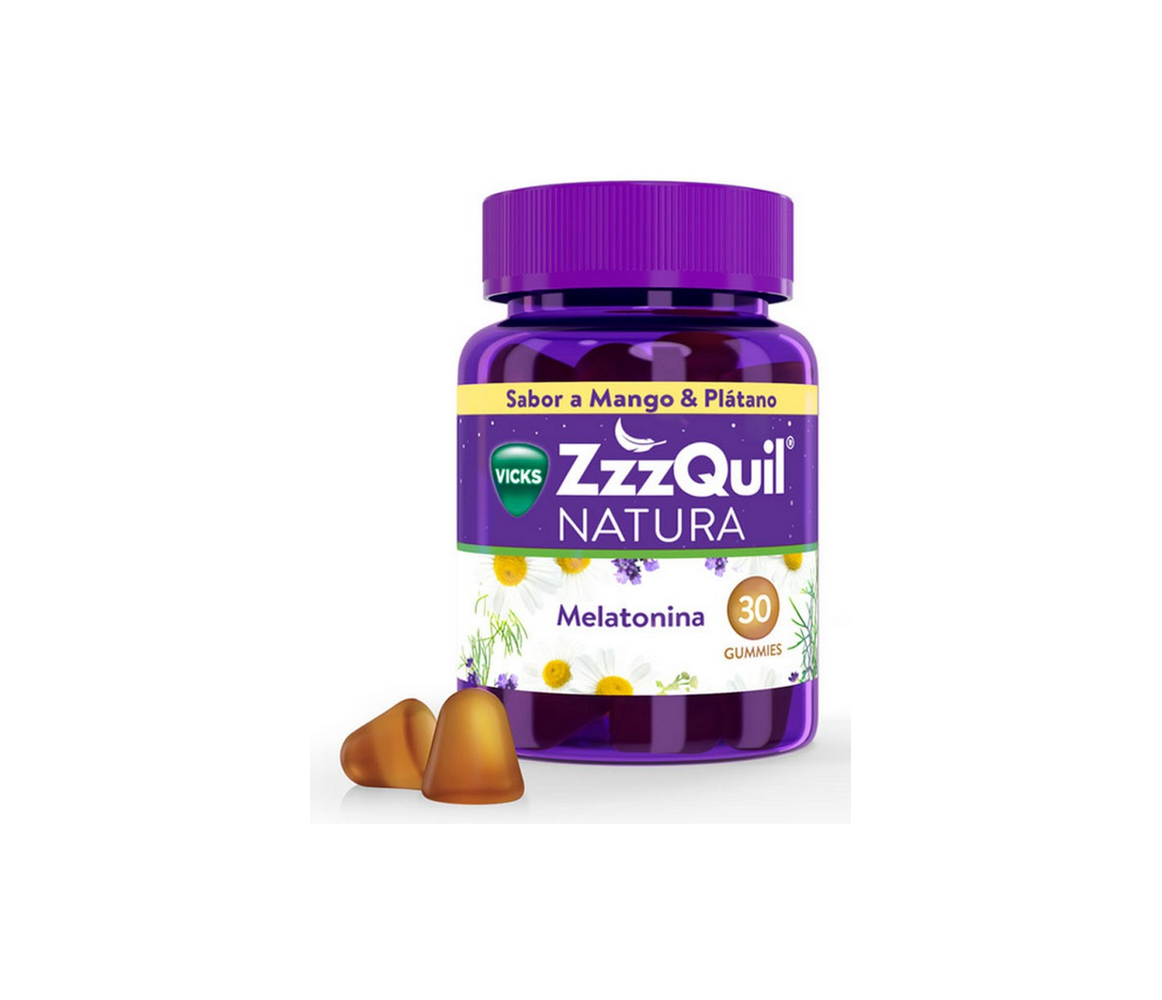 ZzzQuil Natura Mango y Plátano 30 gominolas