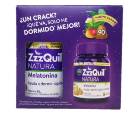 ZzzQuil Natura Mango y Plátano 90 gominolas