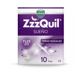 ZzzQuil Sueño Tiras Nasales 10 unidades