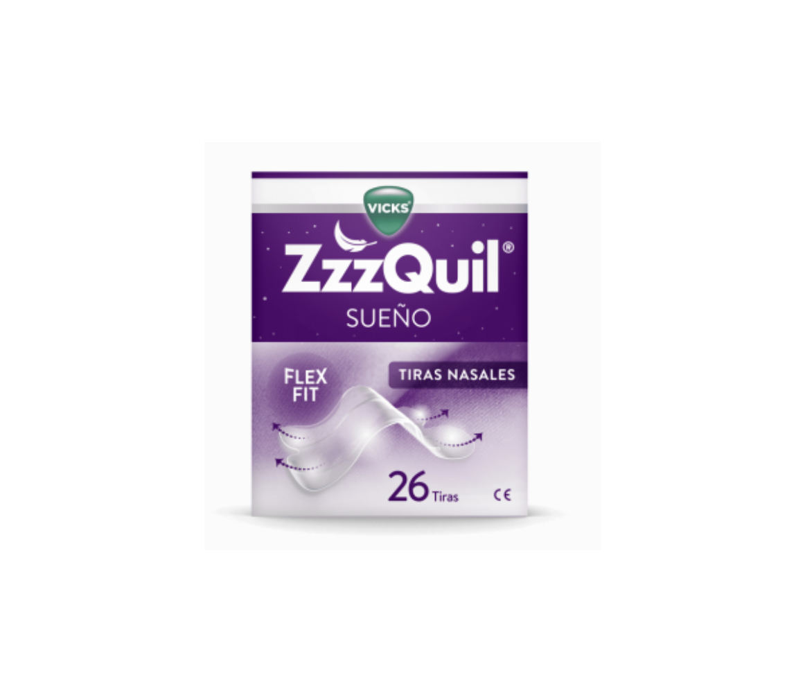 ZzzQuil Sueño Tiras Nasales 26 unidades