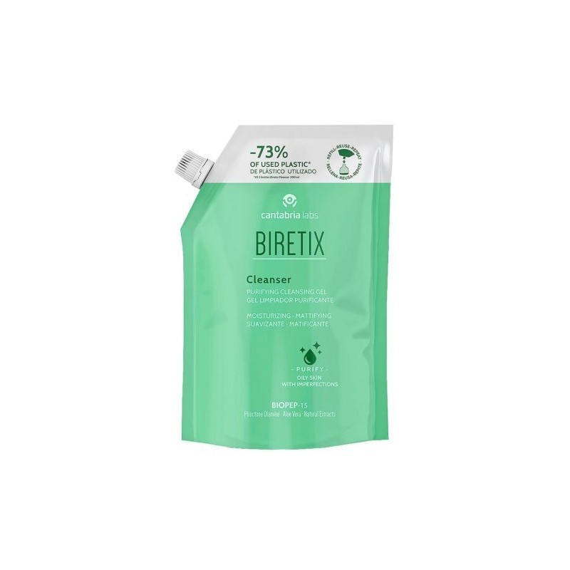 BIRETIX CLEANSER Gel Limpiador 400 ml REFILL