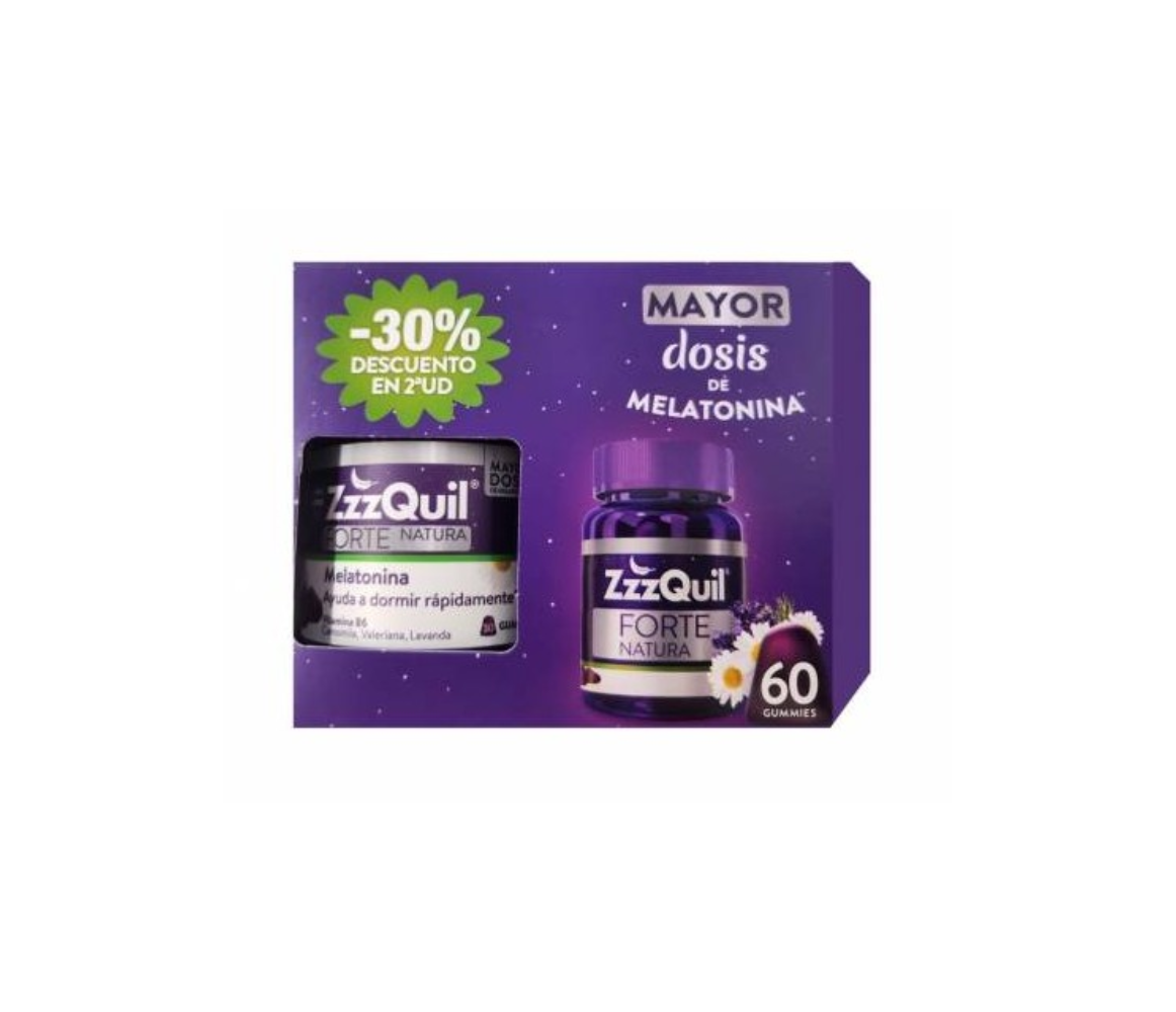 ZzzQuil Forte PACK DUPLO 2X30 60 gominolas