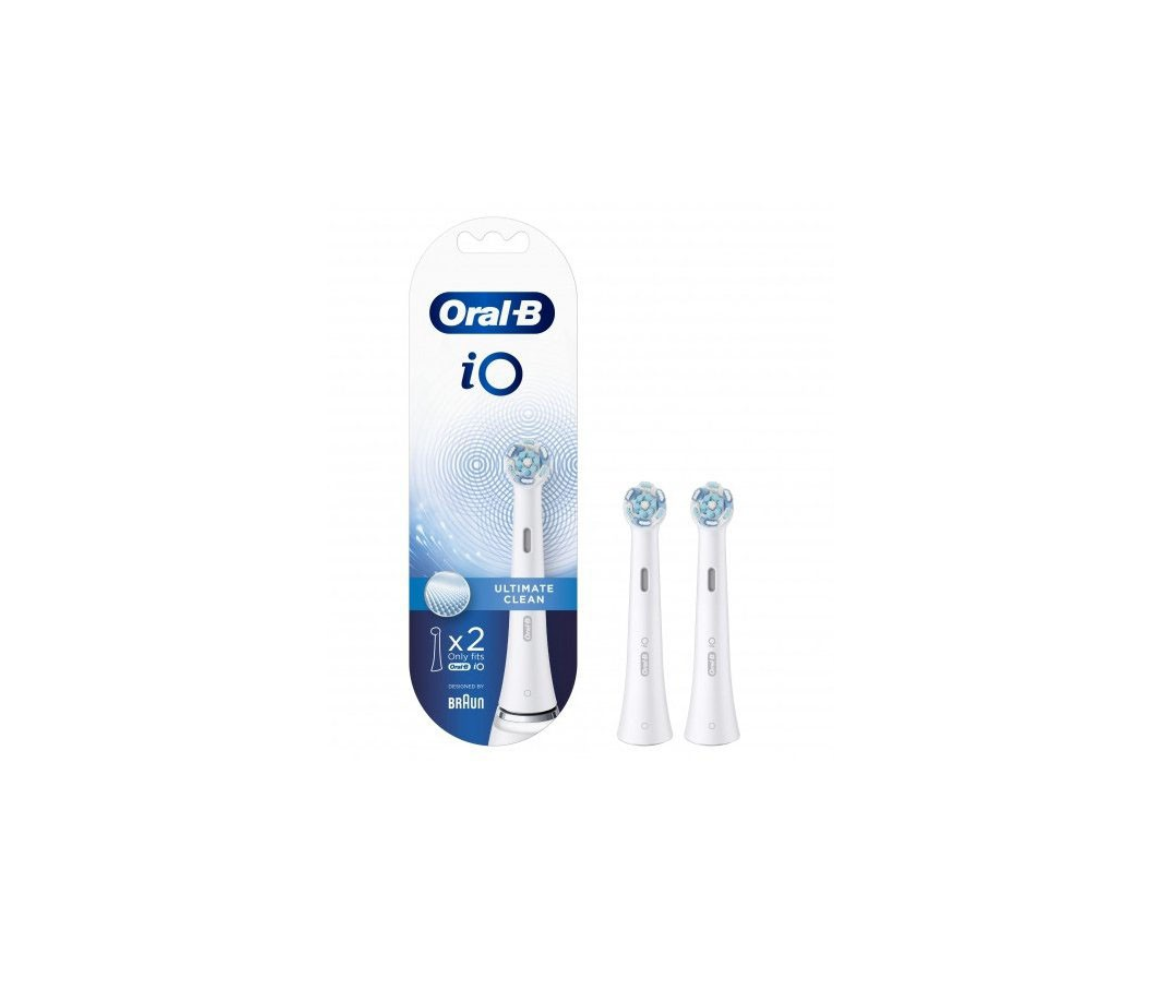 Oral-B iO Ultimate Clean Recambio Blanco 2 unidades