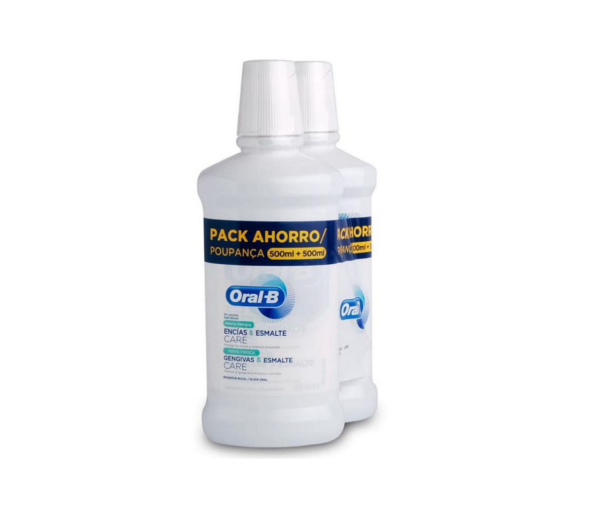 ORAL-B COLUT. ENCIAS y ESMALTE CARE 2X500 ML