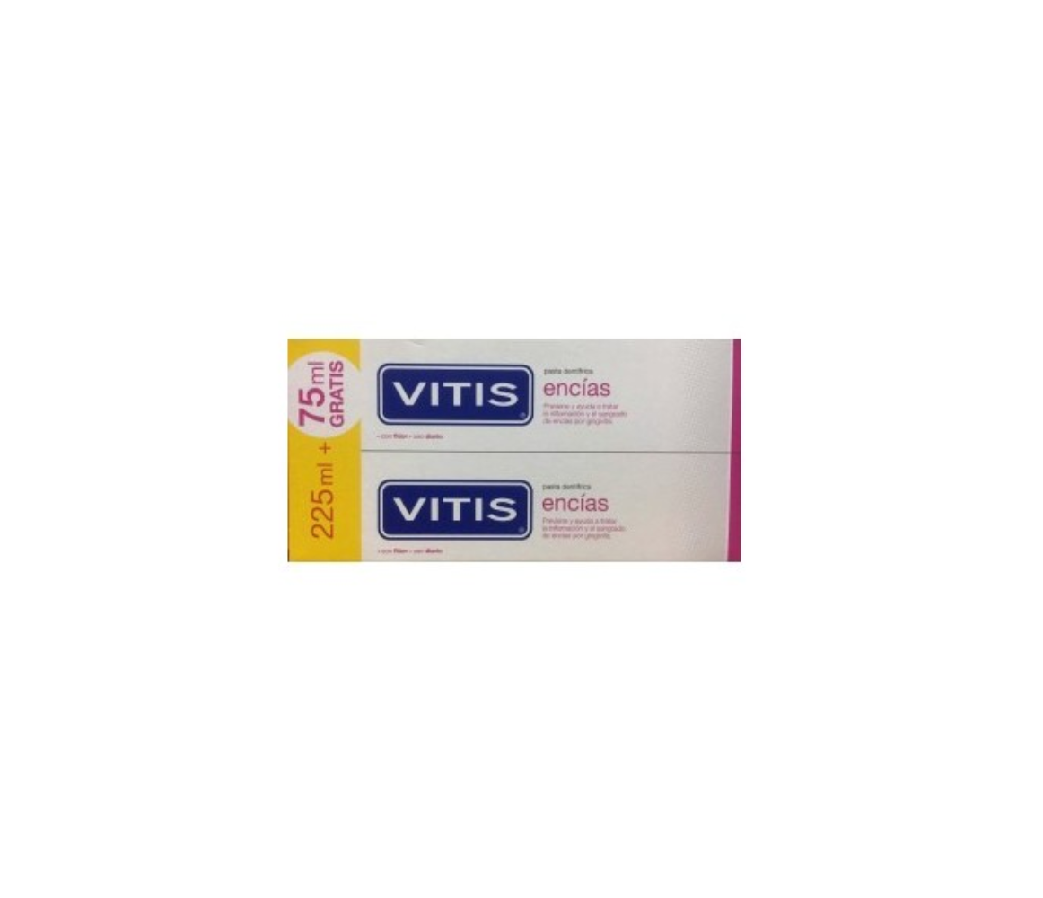 VITIS Pasta Dentífrica Encias, 150 ml x 2 unidades