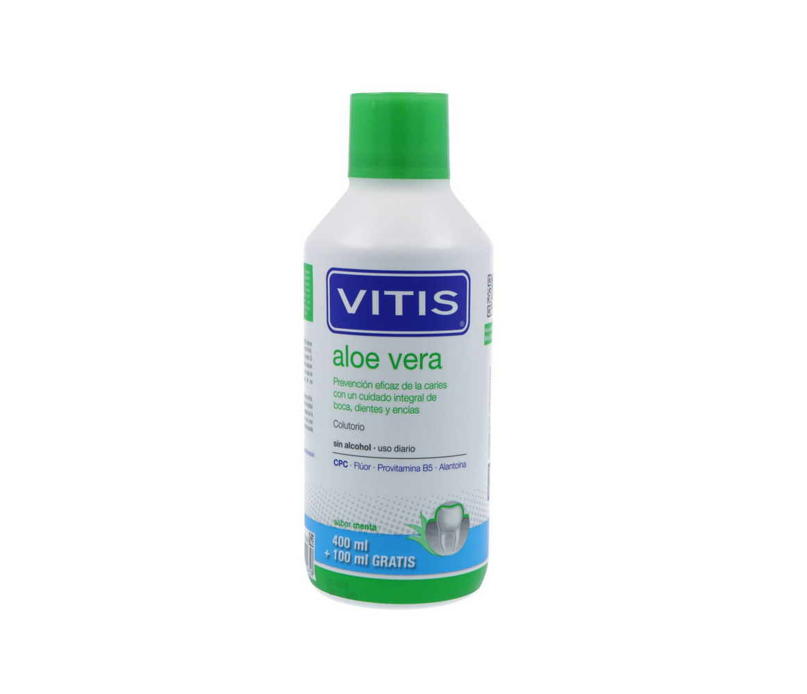 VITIS Colutorio con Aloe Vera (Sabor menta), 500 ml