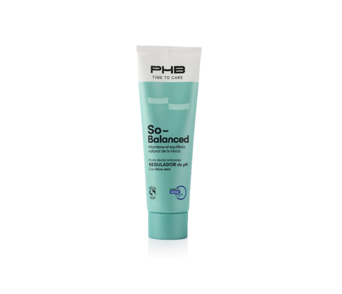 PHB - TIME TO CARE - SO BALANCED Pasta Dentífrica (Sabor menta), 75 ml