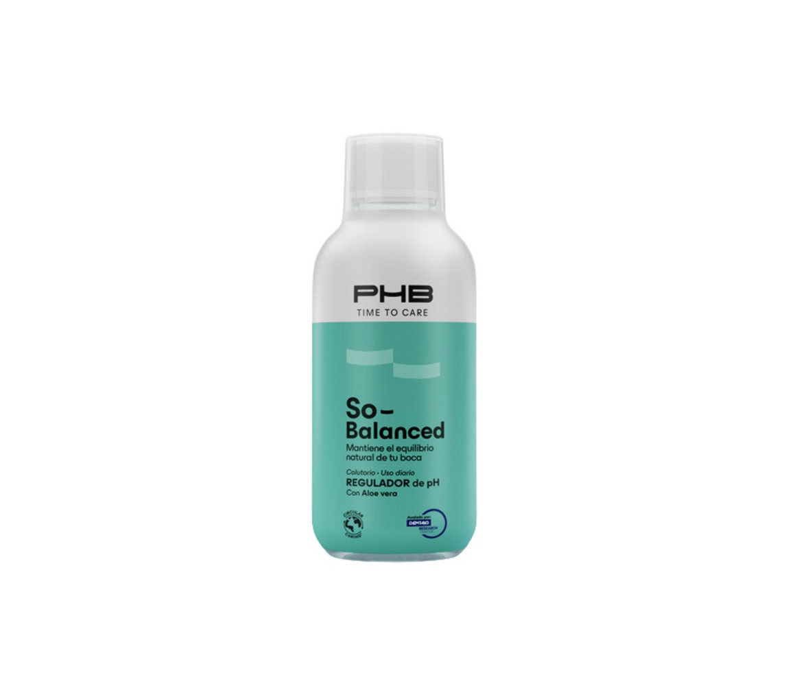 PHB - TIME TO CARE - SO BALANCED Colutorio (Sabor menta suave), 300 ml