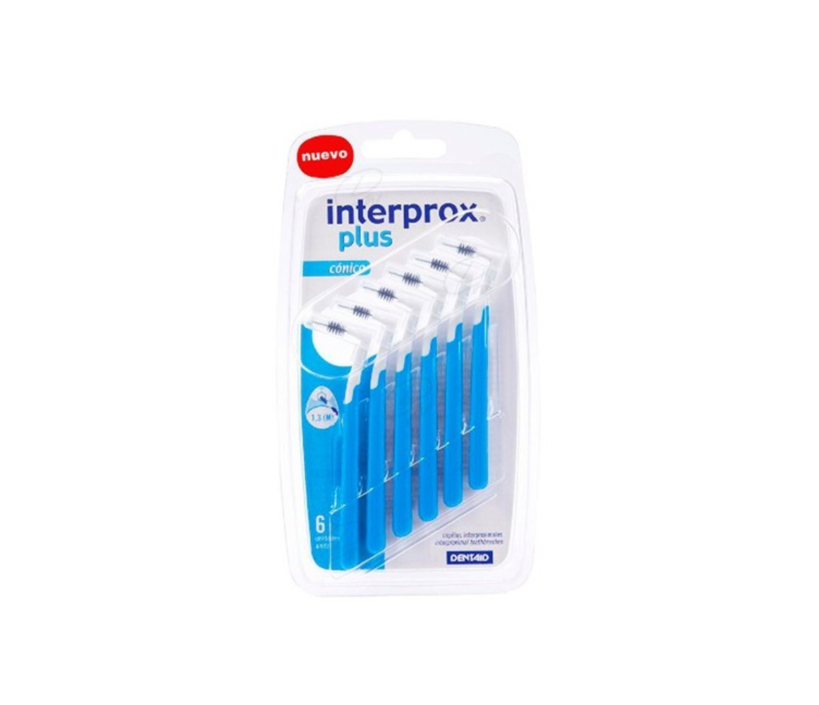 INTERPROX PLUS CÓNICO (Azul), 6 unidades