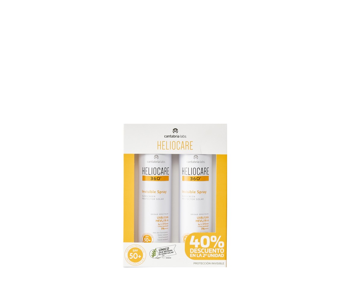 Heliocare 360º Invisible Spray SPF50+ Duplo 200ml