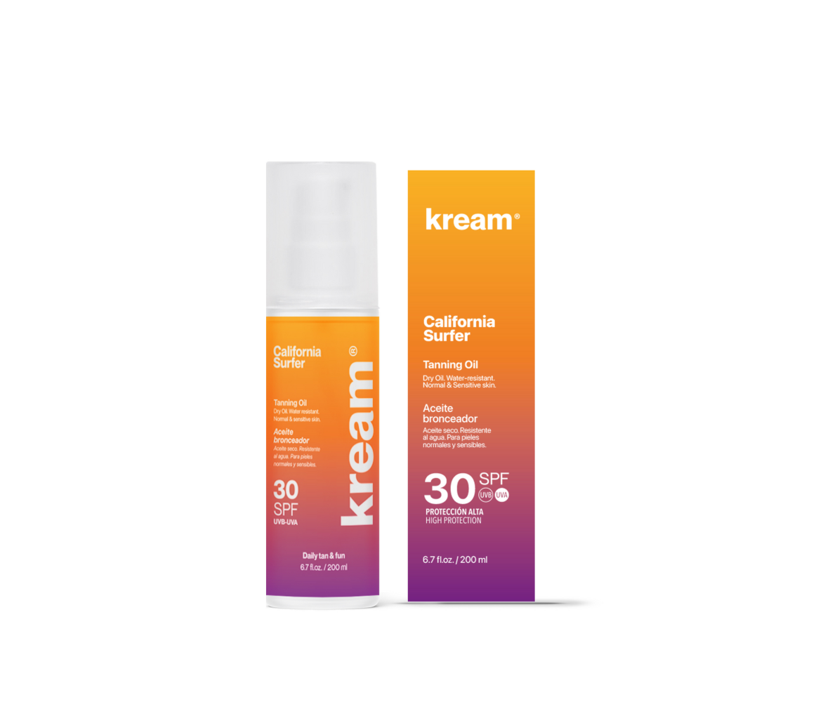 Kream California Surfer Aceite solar con protección SPF30 200ml
