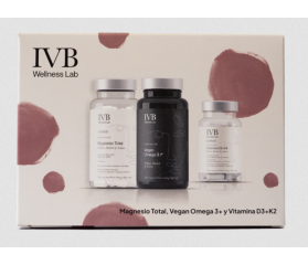 IVB Pack Esenciales Magnesio total + Vegan Omega 3 + Vitamina D3+K2