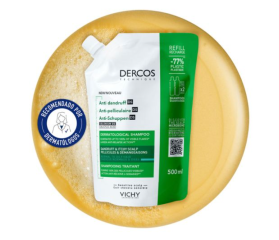 VICHY DERCOS CHAMPU ANTICASPA DS CABELLO NORMAL-GRASO 1 BOLSA 500 ML