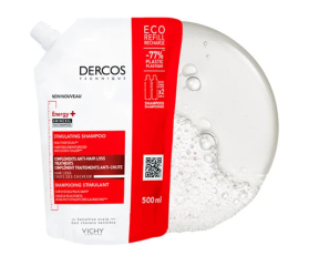 VICHY DERCOS CHAMPU ESTIMULANTE 1 ENVASE 500 ML ECOPAC