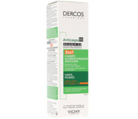 VICHY DERCOS CHAMPU ANTICASPA 2 EN 1 1 ENVASE 200 ML
