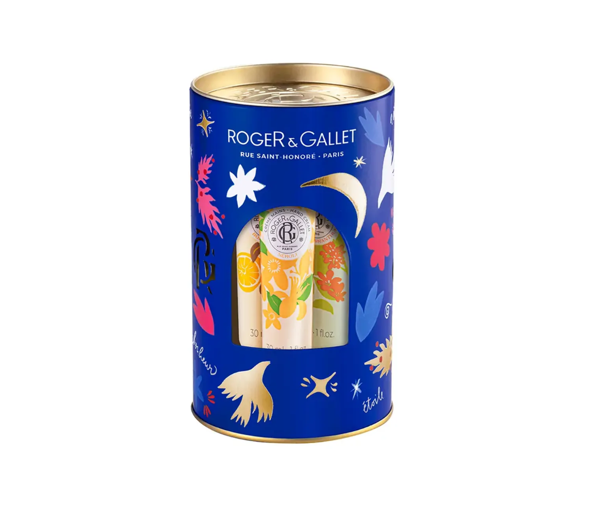 Roger&Gallet LATA CREMA DE MANOS 3 UNID Fleur D'Osmanthus, Bois d'Orange y Néroli