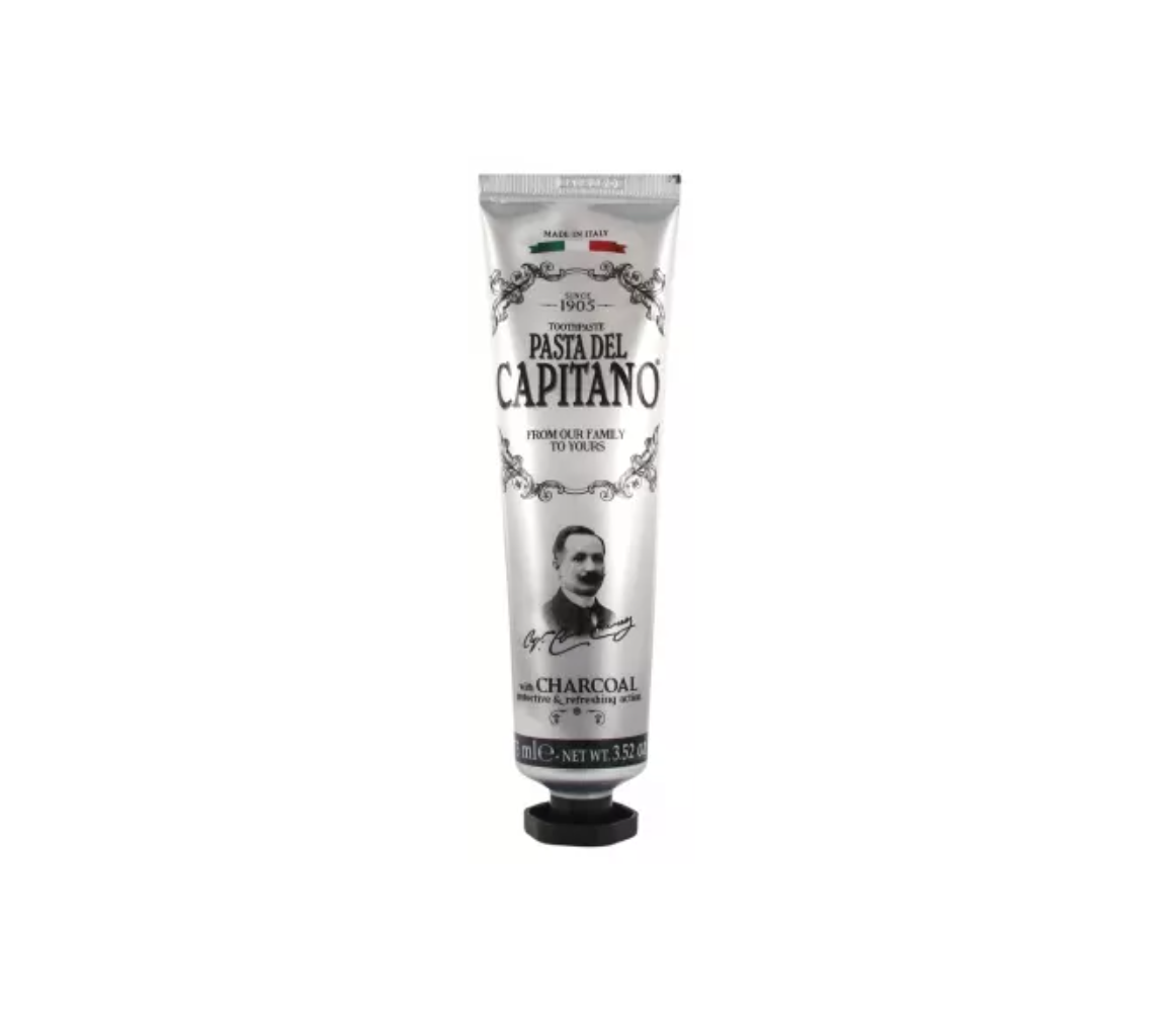 PASTA DEL CAPITANO CARBÓN ACTIVO 75 ML