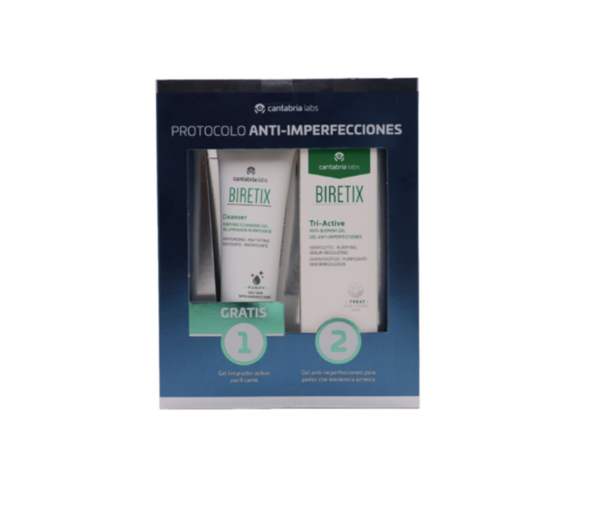 BIRETIX TRI-ACTIVE GEL + CLEANSER