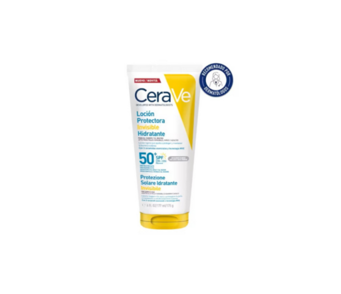 CERAVE SOLAR LOCIÓN INVISIBLE SPF 50 177ML