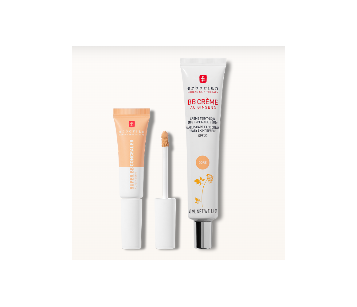 ERBORIAN KIT CC CREME DORE 15 ML + BB CONCEALER DORE 3 ML